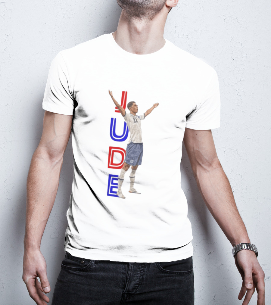 Jude Bellingham No 22 England National Football Team Victory Celebration T-Shirt