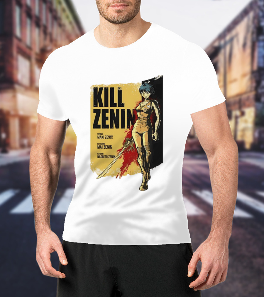 Kill Zenin Maki Mai Naobito Characters Anime T-Shirt
