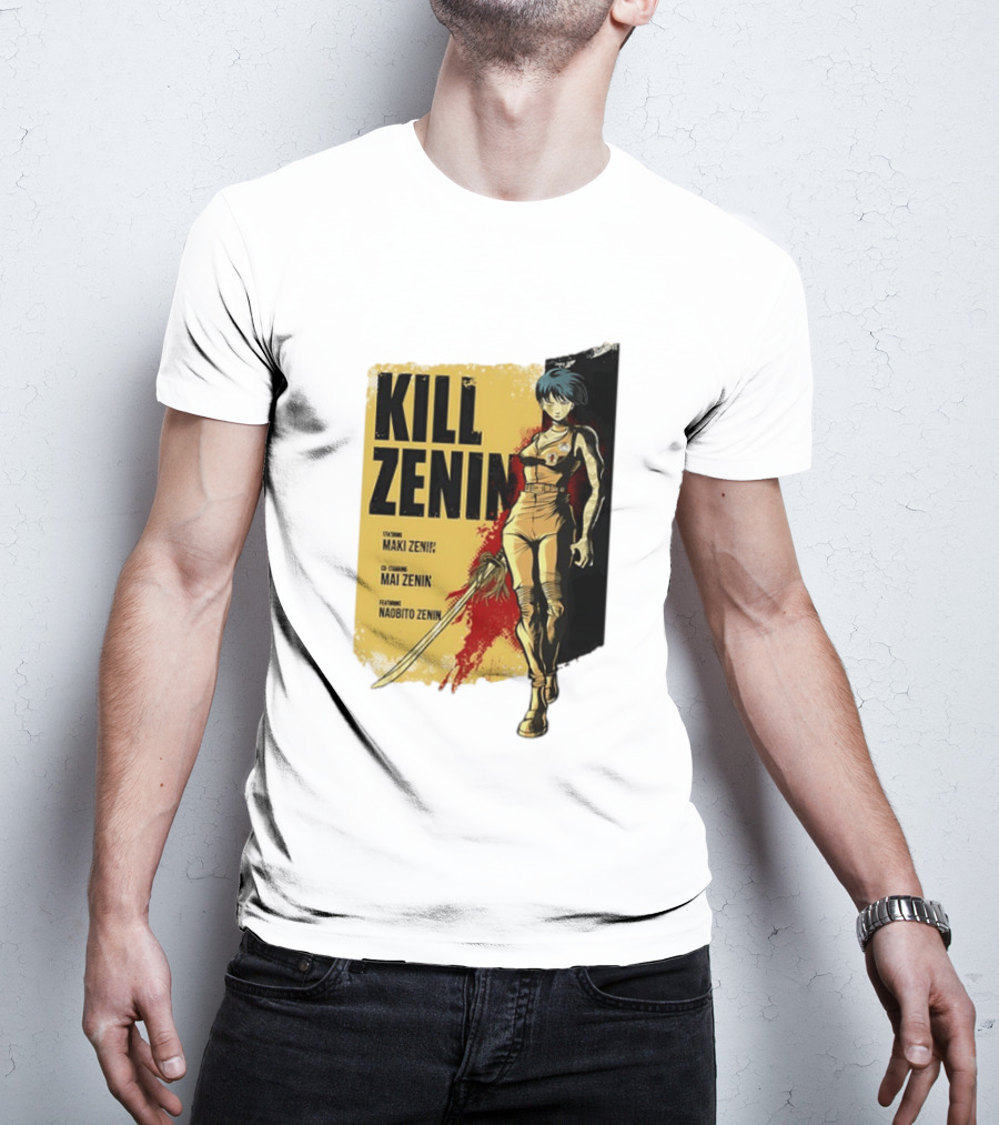 Kill Zenin Maki Mai Naobito Characters Anime T-Shirt