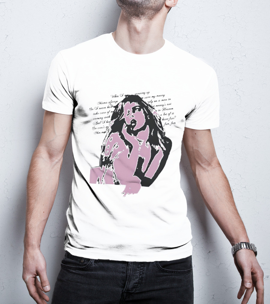 Madonna Material Girl Lyrics 80s Pop T-Shirt