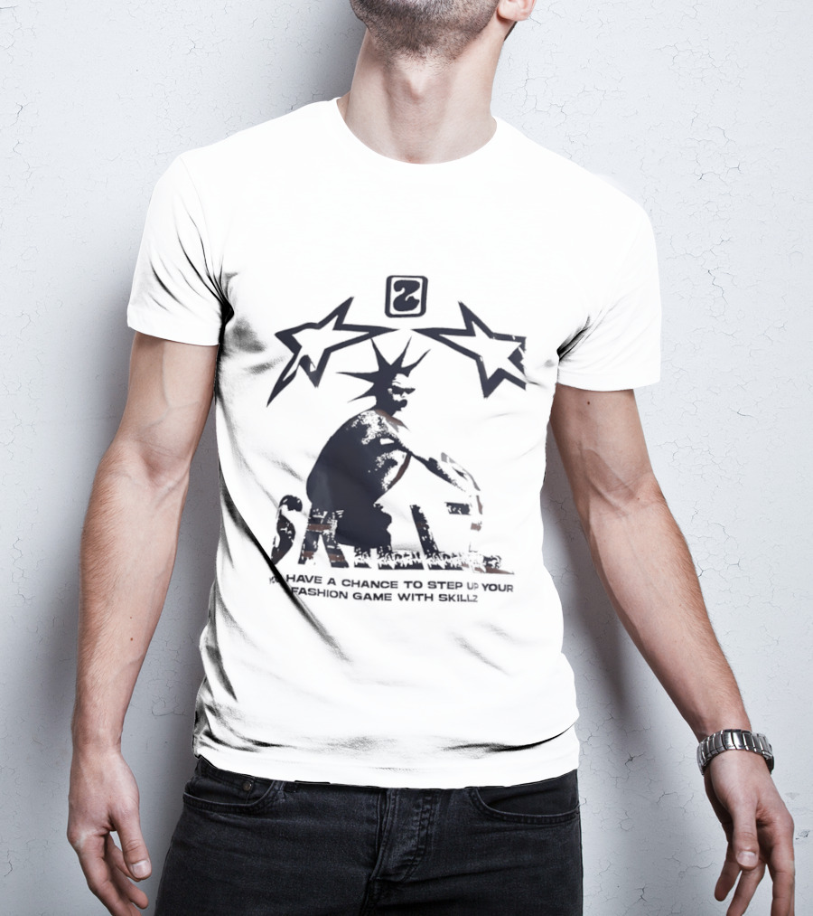 Skillz Fashion Game Streetwear Urban Art Rebel Graffiti Style New York Liberty Basketball T-Shirt