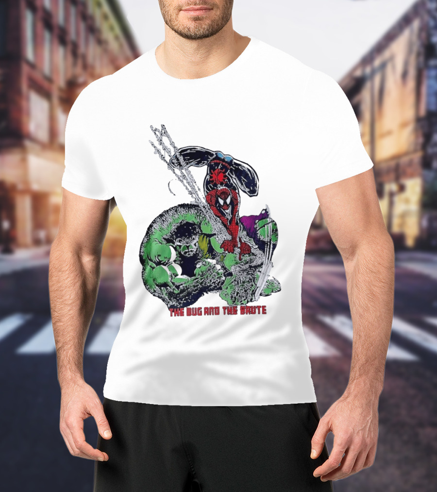 Spider Man And Hulk The Bug And The Brute Dynamic Duo Comic T-Shirt