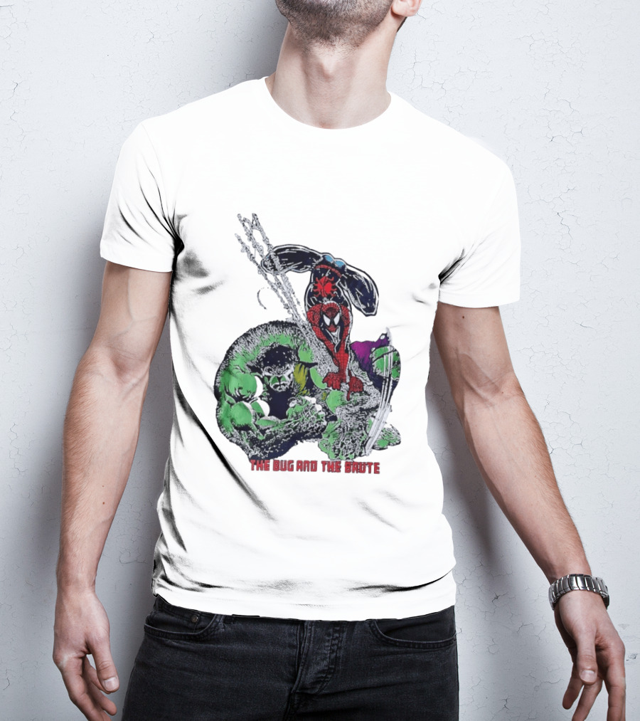 Spider Man And Hulk The Bug And The Brute Dynamic Duo Comic T-Shirt