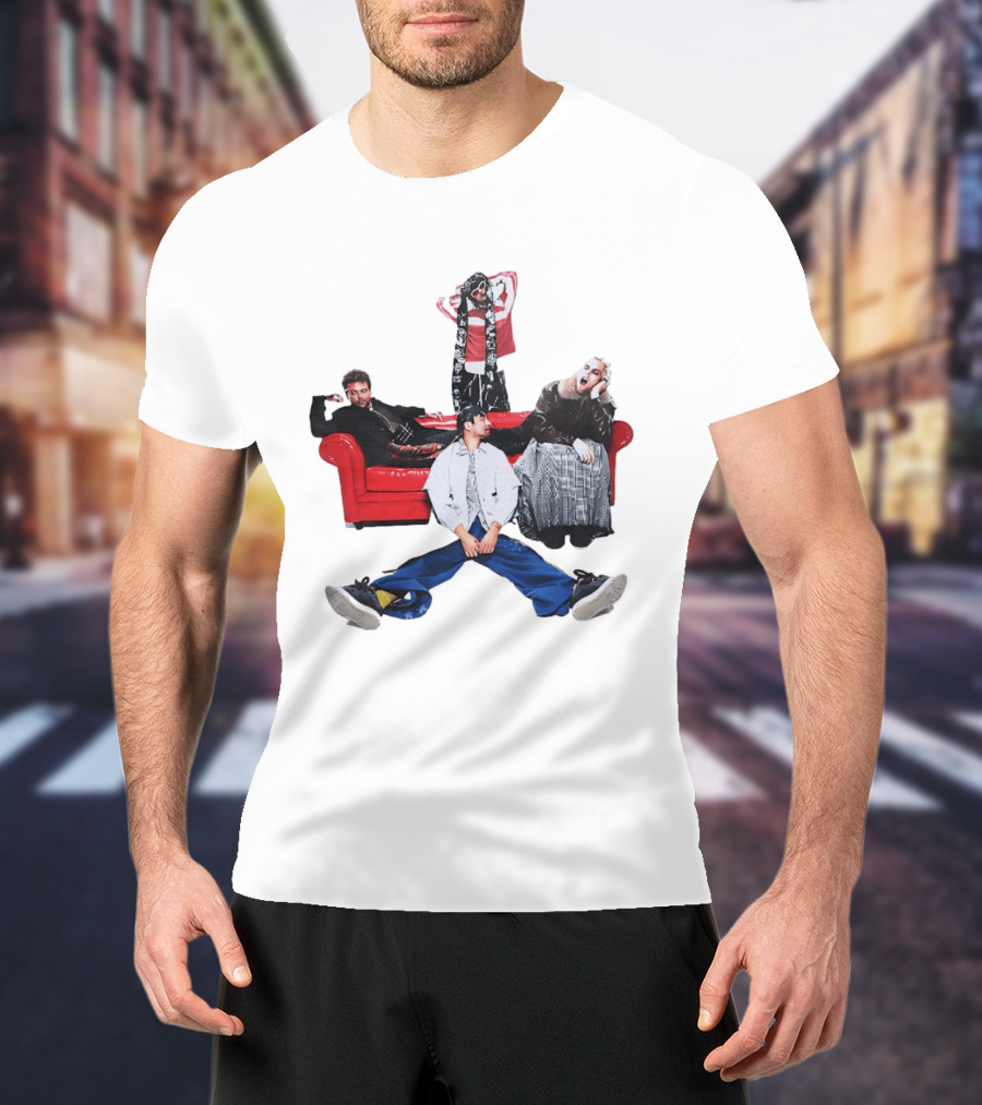 The 1975 Members Red Sofa Matty Healy Aesthetic T-Shirt