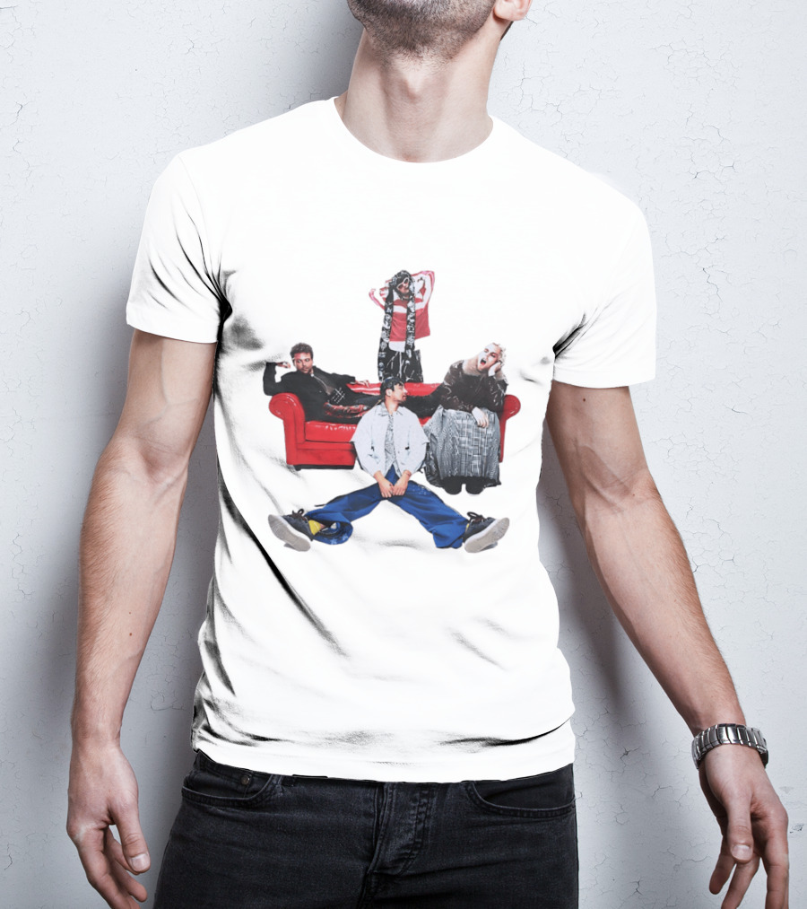 The 1975 Members Red Sofa Matty Healy Aesthetic T-Shirt