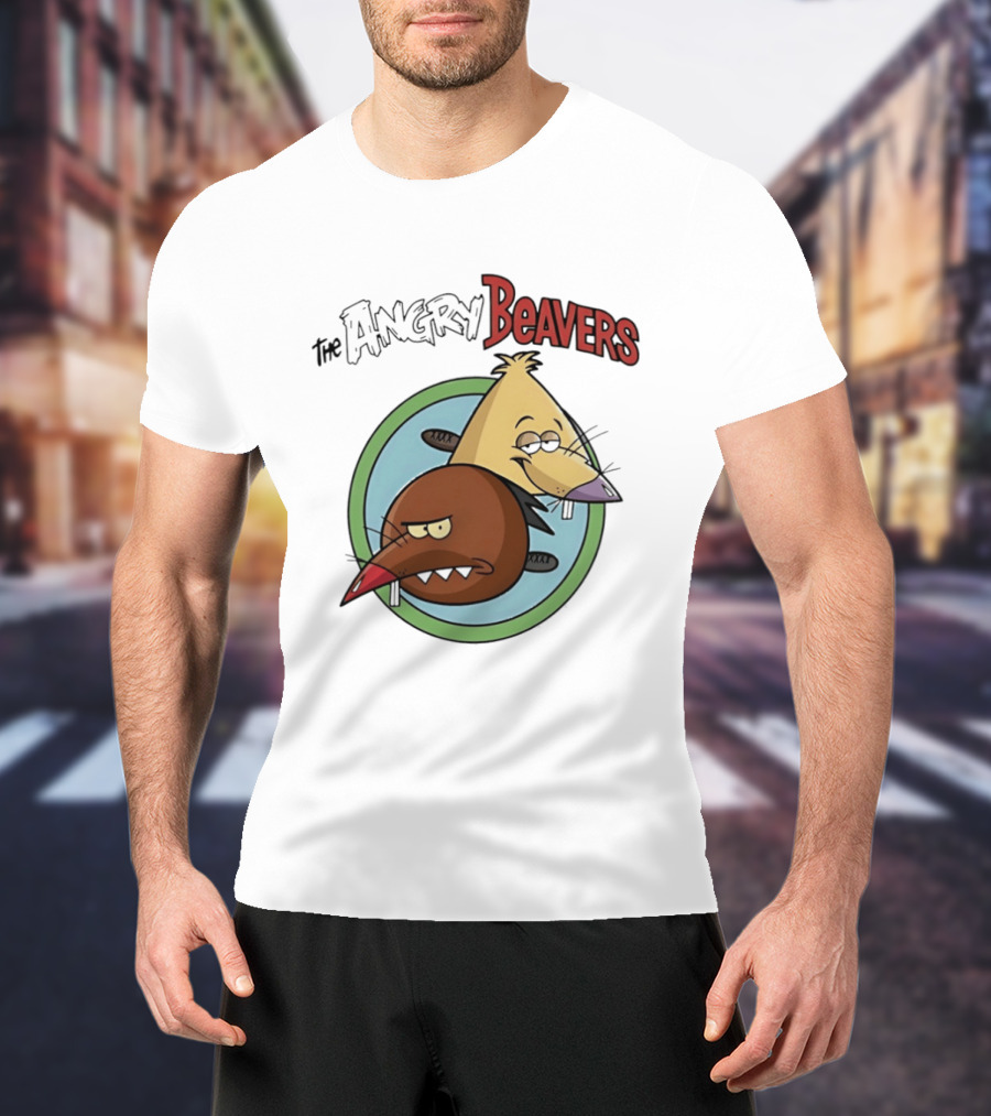 The Angry Beavers Nickelodeon 90s Cartoons Daggett And Norbert T-Shirt