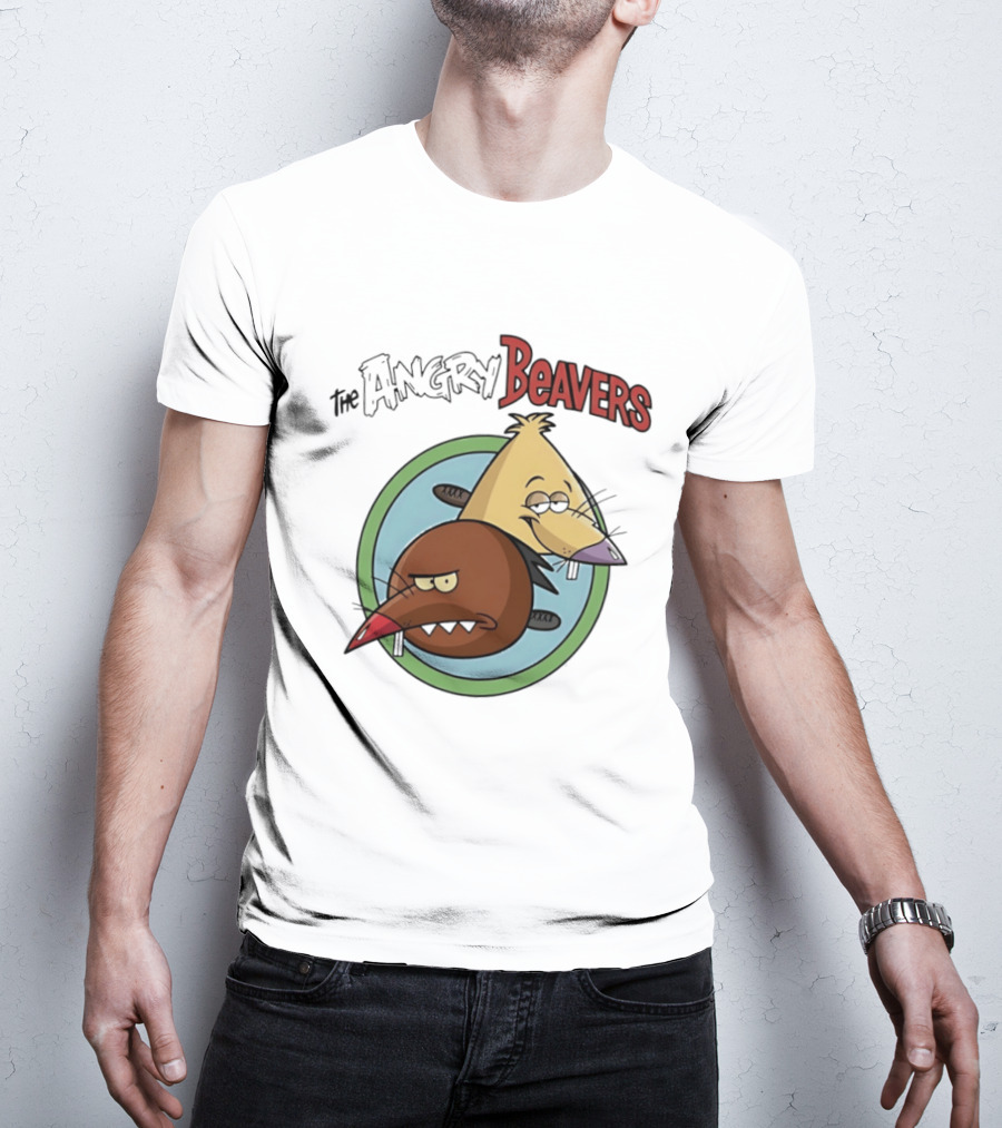 The Angry Beavers Nickelodeon 90s Cartoons Daggett And Norbert T-Shirt