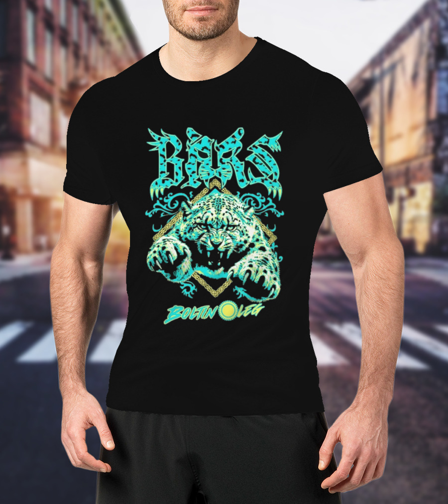 Bars Boltin Oleg Leopard Wild Cat Animal T-Shirt