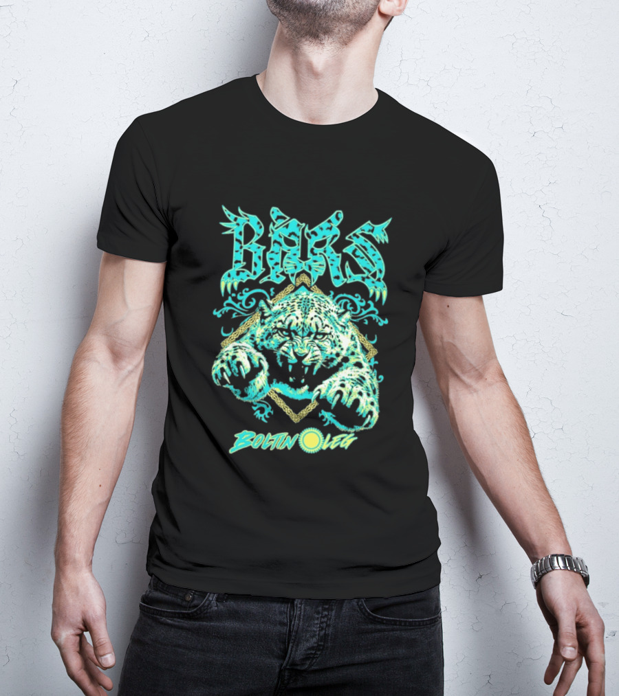 Bars Boltin Oleg Leopard Wild Cat Animal T-Shirt