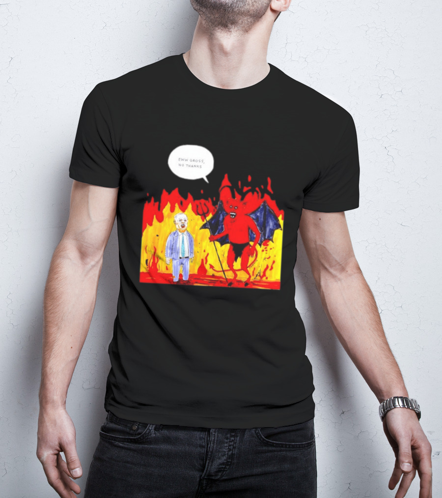 Eww Gross No Thanks Devil Politician Comic T-Shirt