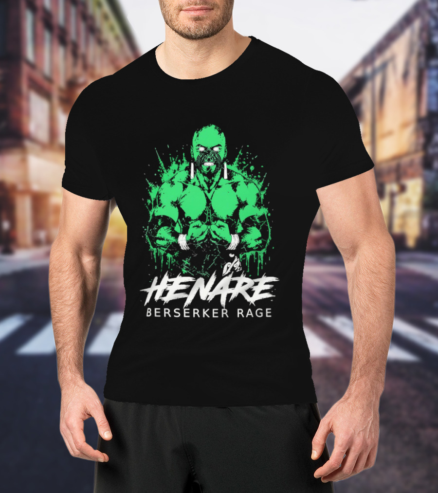 Henare Berserker Rage NJPW Wrestling T-Shirt