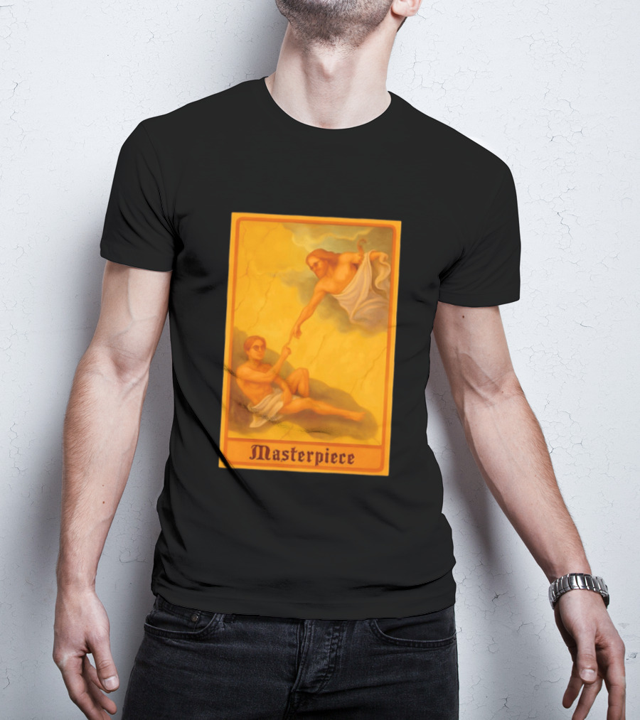 Masterpiece Michelangelo Creation Of Adam Iconic Classic Renaissance T-Shirt