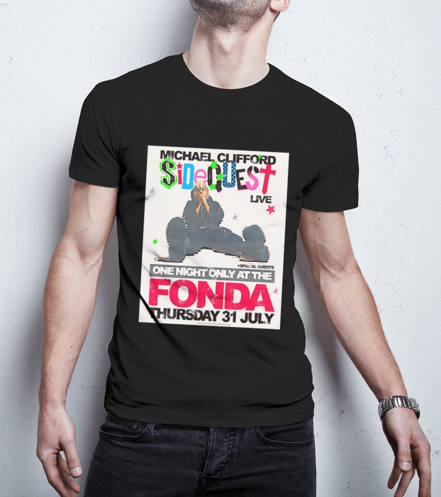 Michael Clifford Sideguest Live One Night Only At The Fonda Thursday 31 July T-Shirt