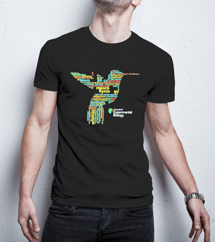 Journal Of Experimental Biology Hummingbird Comparative Physiology Words T-Shirt