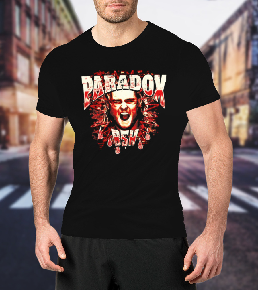 Paradox BSH Blood Splatter And Screaming Face T-Shirt