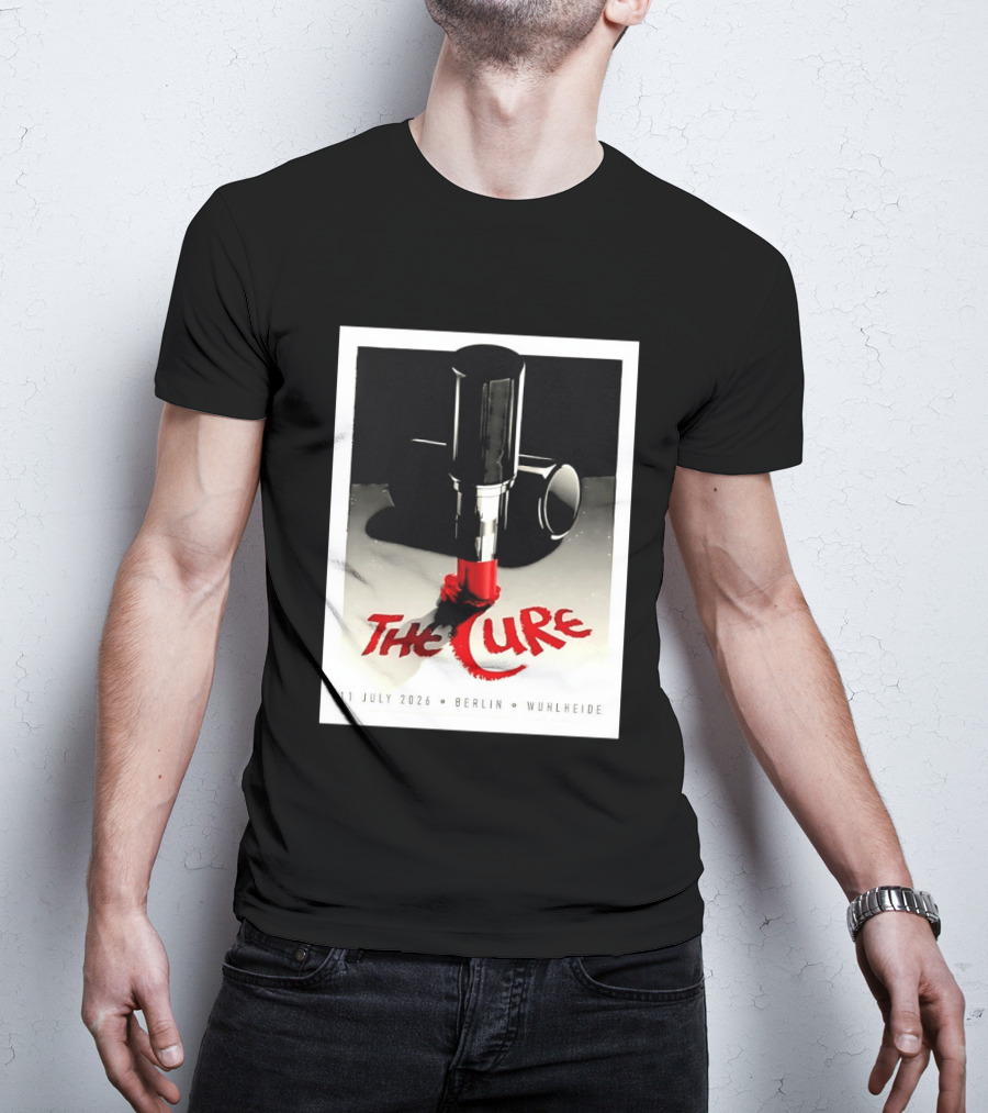 The Cure Berlin Concert 11 July 2026 Wuhlheide Lipstick T-Shirt