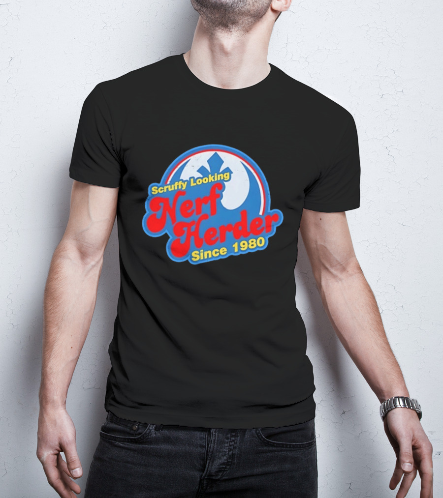 Scruffy Looking Nerf Herder Since 1980 T-Shirt