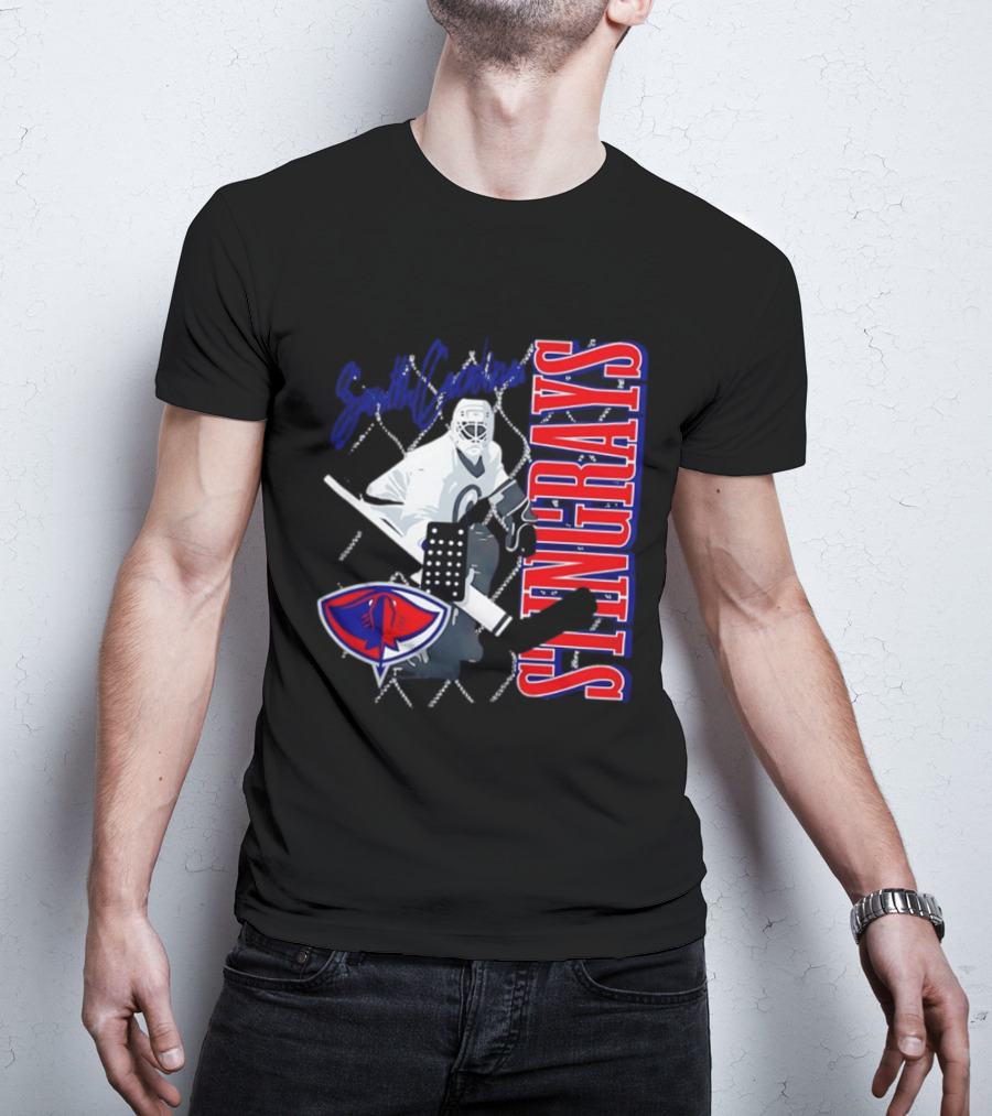 South Carolina Stingrays Hockey Goalie ECHL Team T-Shirt