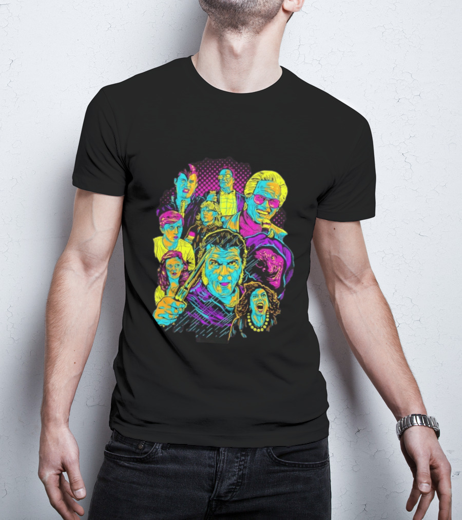 Twin Peaks Cast Neon Pop David Lynch T-Shirt