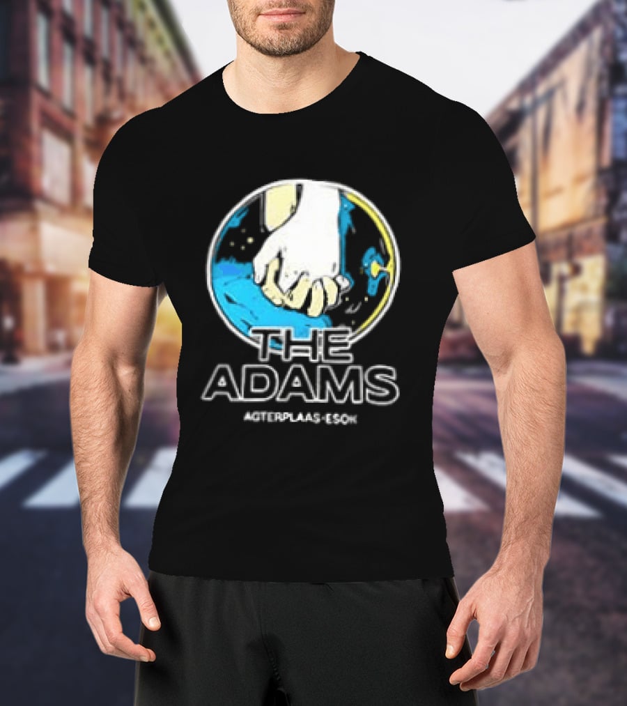 The Adams Agterplaas Esok Cosmic Handshake Global Unity T-Shirt