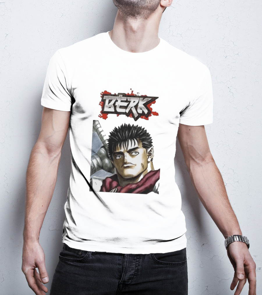 Berk Berserk Manga Guts Style Warrior T-Shirt
