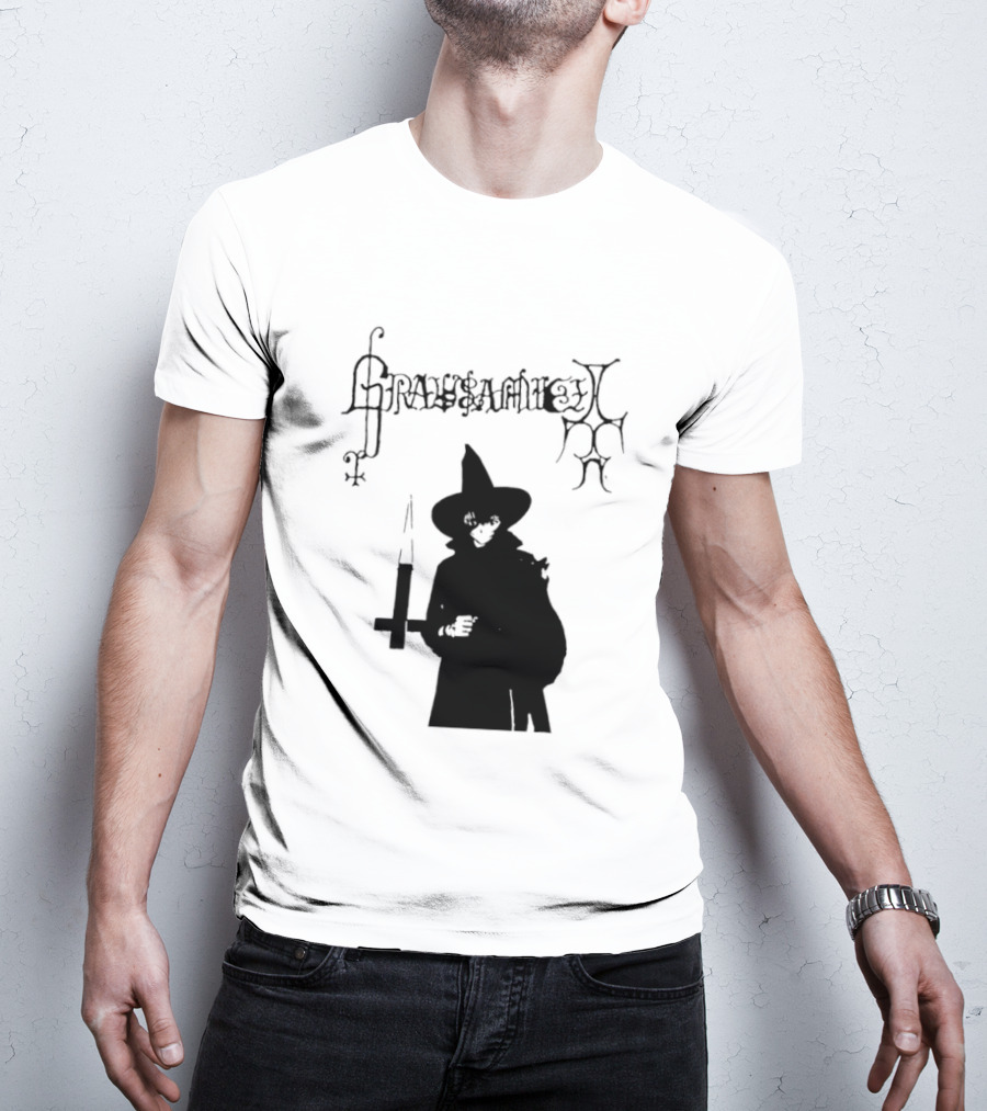 Gravsaamuel Witch Iconic Gothic Anime Dark Aesthetic T-Shirt