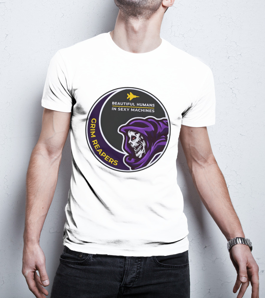 Grim Reapers Beautiful Humans In Sexy Machines Jet Pilot T-Shirt