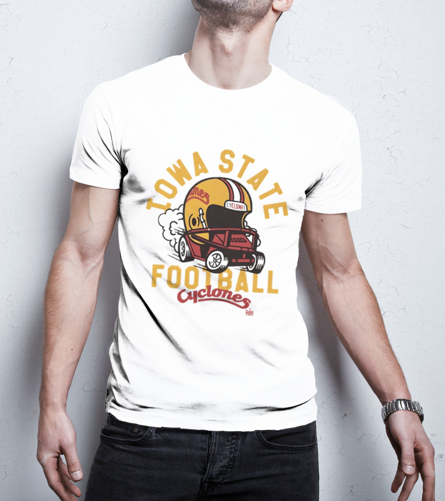 Iowa State Cyclones Helmet Football Team Fan Gear T-Shirt