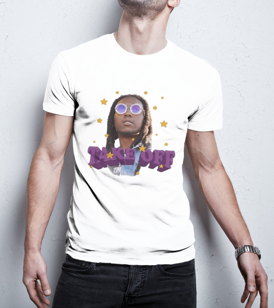 Take Off Girls Are Drugs Purple Stars T-Shirt