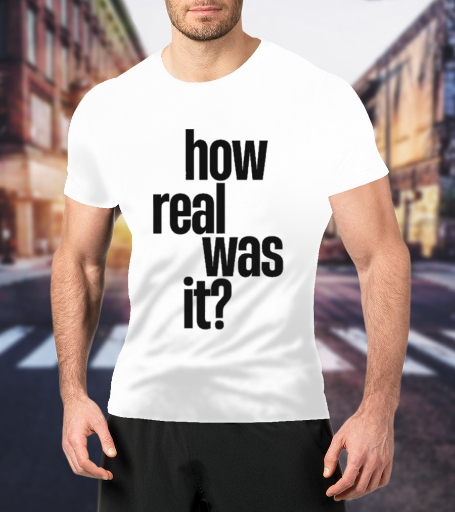 Asha Banks UK How Real Was It T-Shirt
