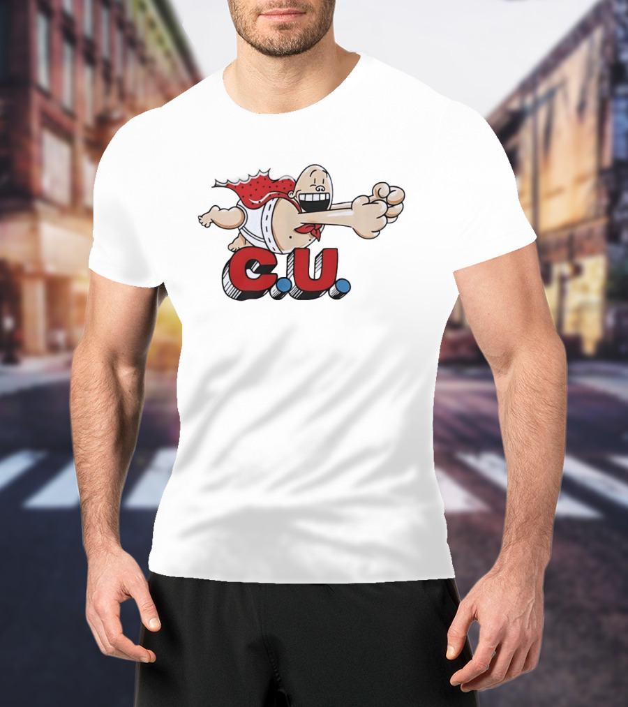 Captain Underpants CU Dav Pilkey Flying Hero T-Shirt