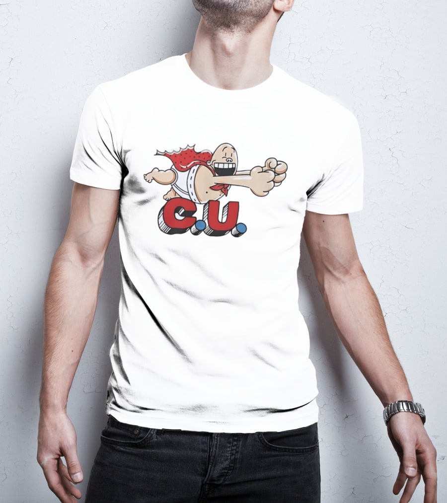 Captain Underpants CU Dav Pilkey Flying Hero T-Shirt