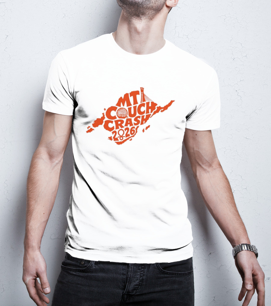 CMT Couch Crash 2026 Orange Island Map Radio Tower T-Shirt