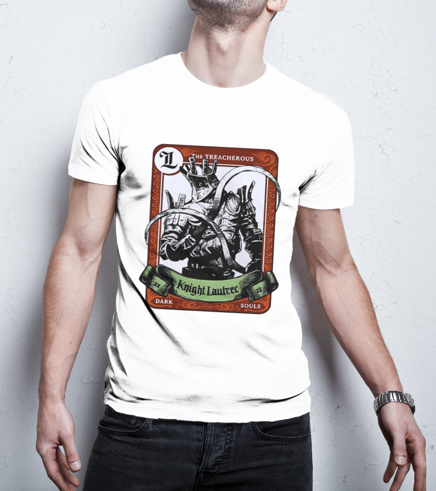 Knight Lautrec The Treacherous Dark Souls Trading Card Art Ribs GG T-Shirt