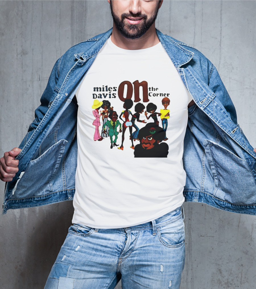 Miles Davis On The Corner Album Characters T-Shirt