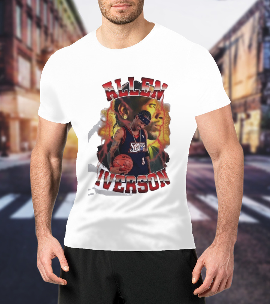 Allen Iverson Philadelphia 76ers Basketball Legend T-Shirt