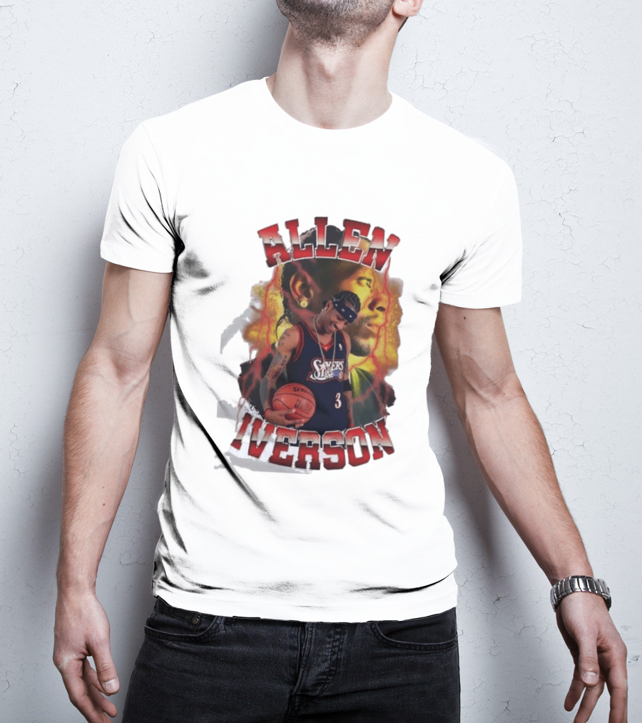 Allen Iverson Philadelphia 76ers Basketball Legend T-Shirt