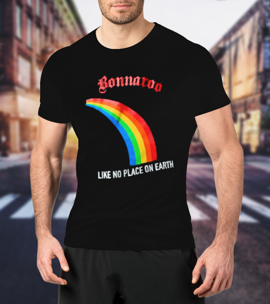 Bonnaroo Rainbow Like No Place On Earth Music Festival T-Shirt