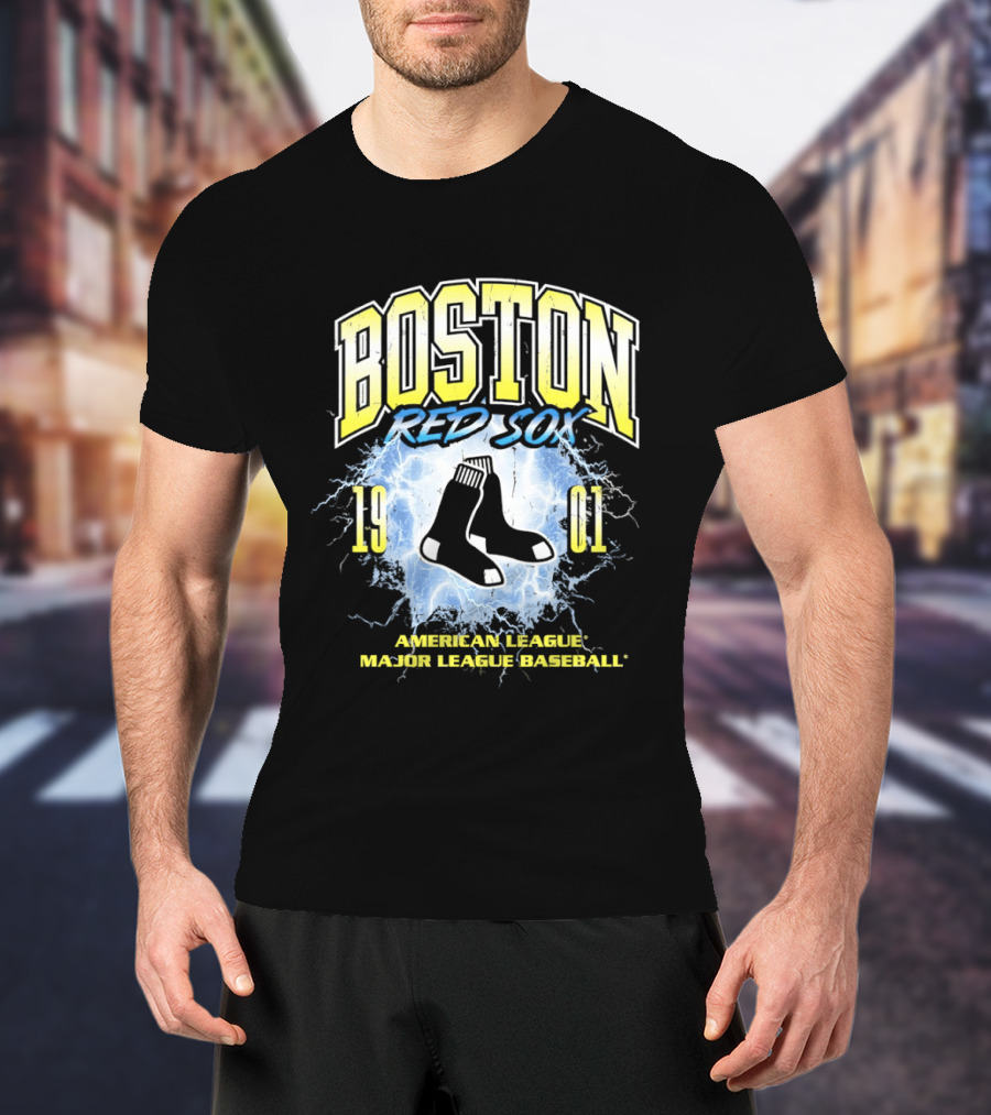 Boston Red Sox 1901 American League Major League Baseball Vintage Retro Sox T-Shirt
