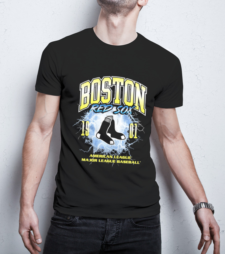 Boston Red Sox 1901 American League Major League Baseball Vintage Retro Sox T-Shirt