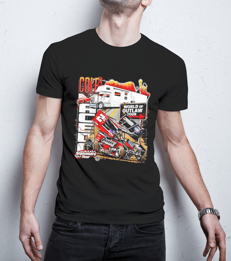 Cole Macedo World Of Outlaw Tour 2C Racing Sophomore Year T-Shirt