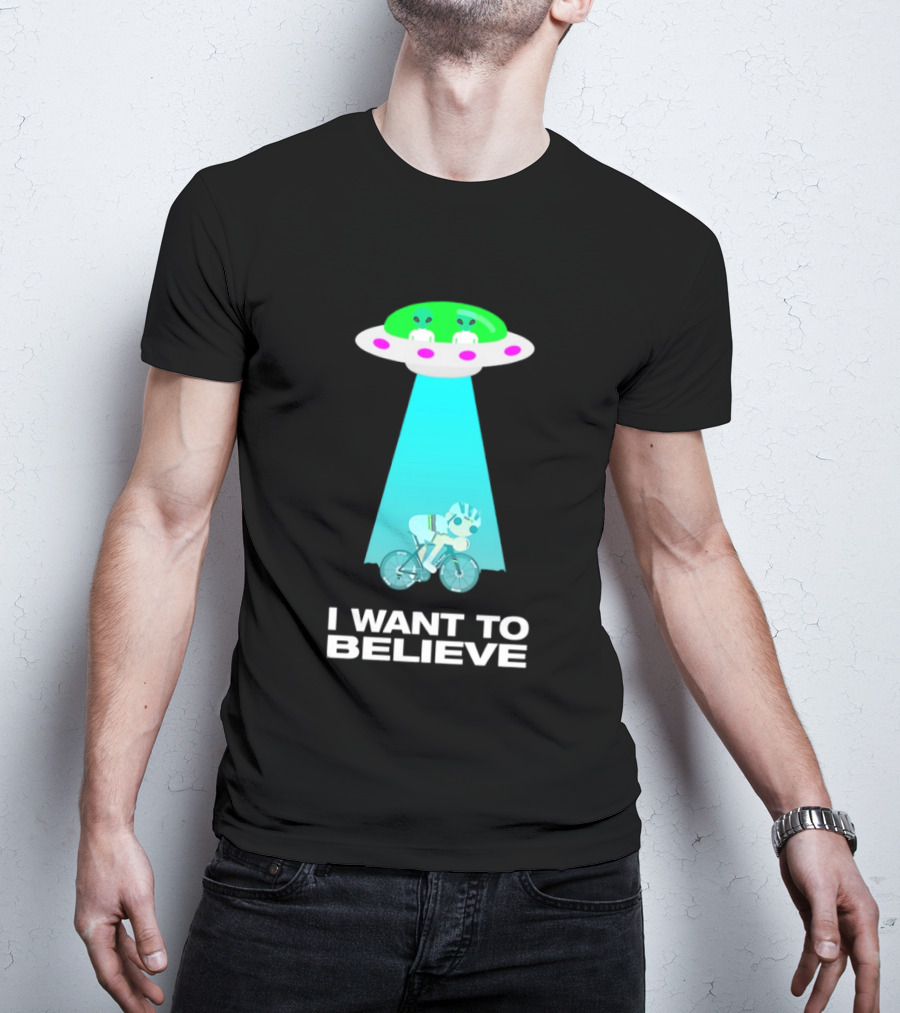 Colnago Cyclist UFO I Want To Believe Cycling T-Shirt