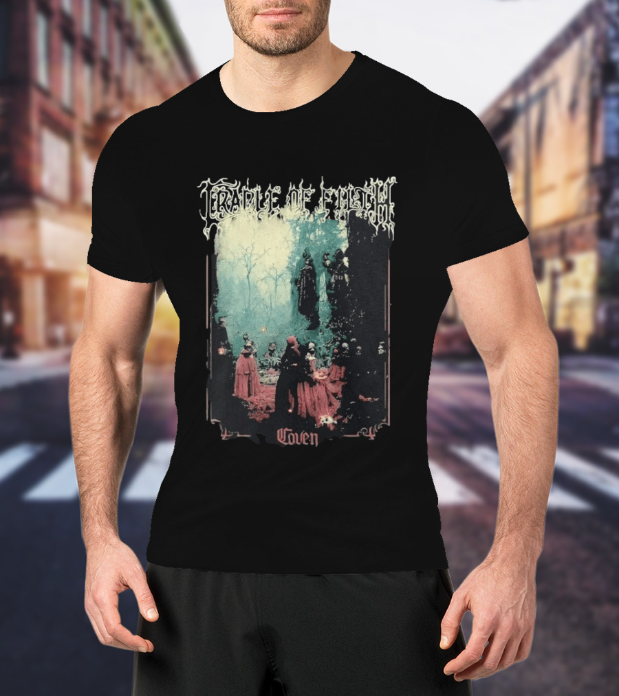 Cradle Of Filth Coven Gothic Gathering Under Moonlit Trees T-Shirt
