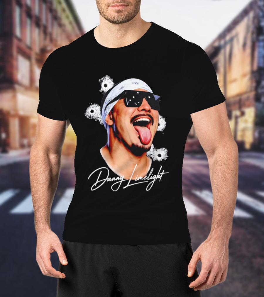 Danny Limelight Wrestling AEW Bandana And Sunglasses T-Shirt