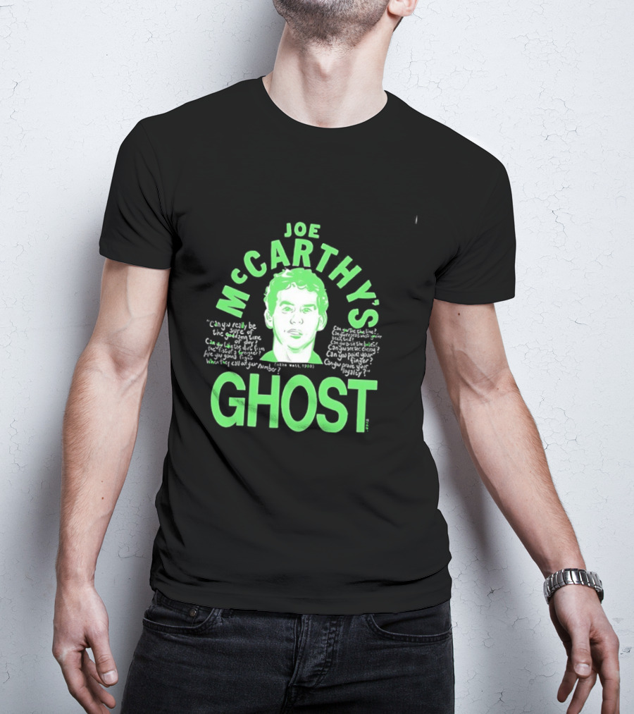 Joe McCarthy's Ghost Mike Watt 1980 Minutemen Punk Rock T-Shirt