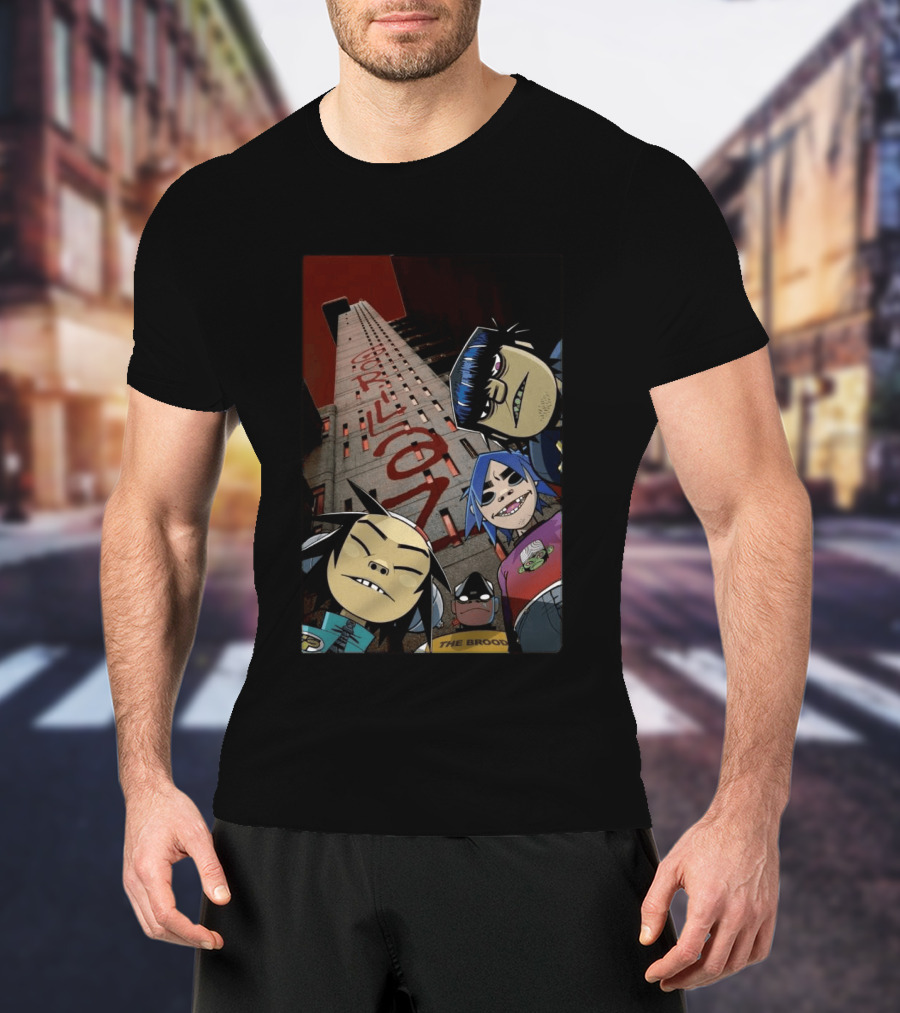 GORILLAZ Trellick Tower Characters The Brood T-Shirt