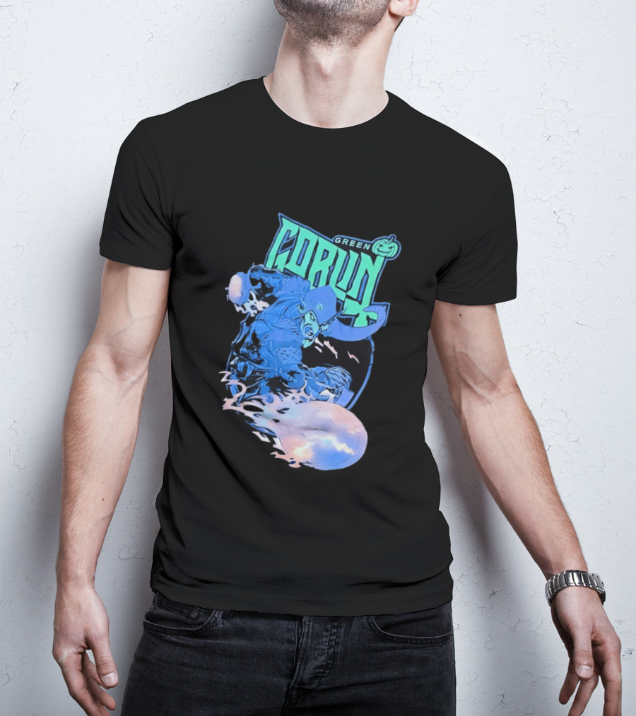 Green Goblin Pumpkin Marvel Comic Book Character Villain T-Shirt