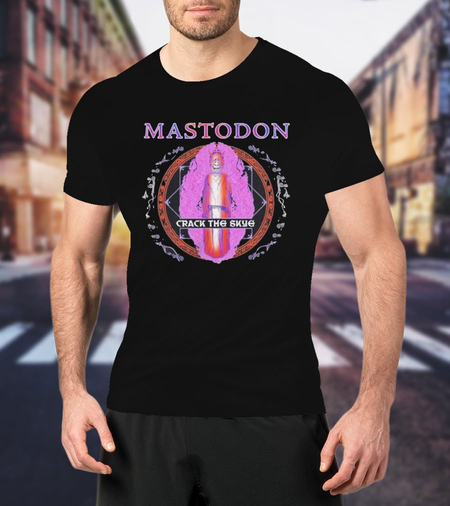 Mastodon Crack The Skye Ornate Oni Mandala T-Shirt