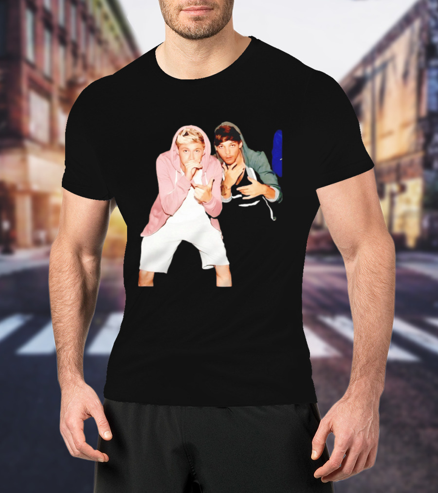 Niall Horan Louis Tomlinson One Direction Pose T-Shirt