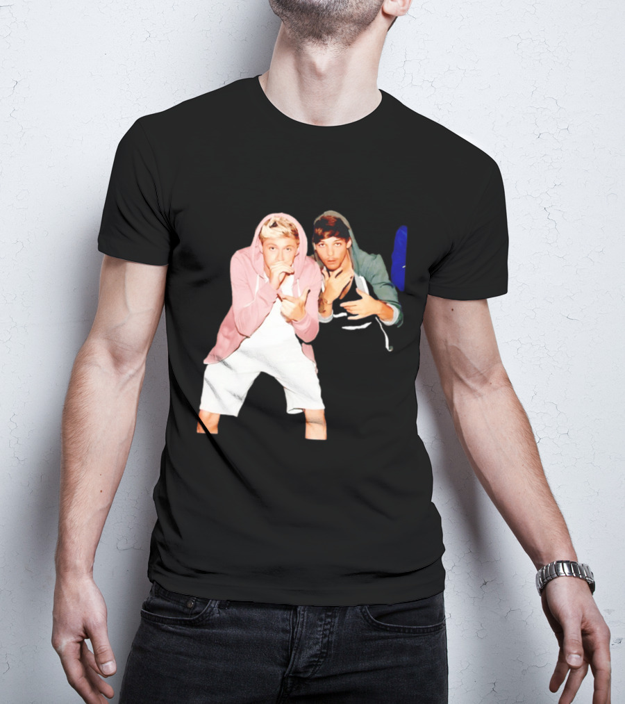 Niall Horan Louis Tomlinson One Direction Pose T-Shirt